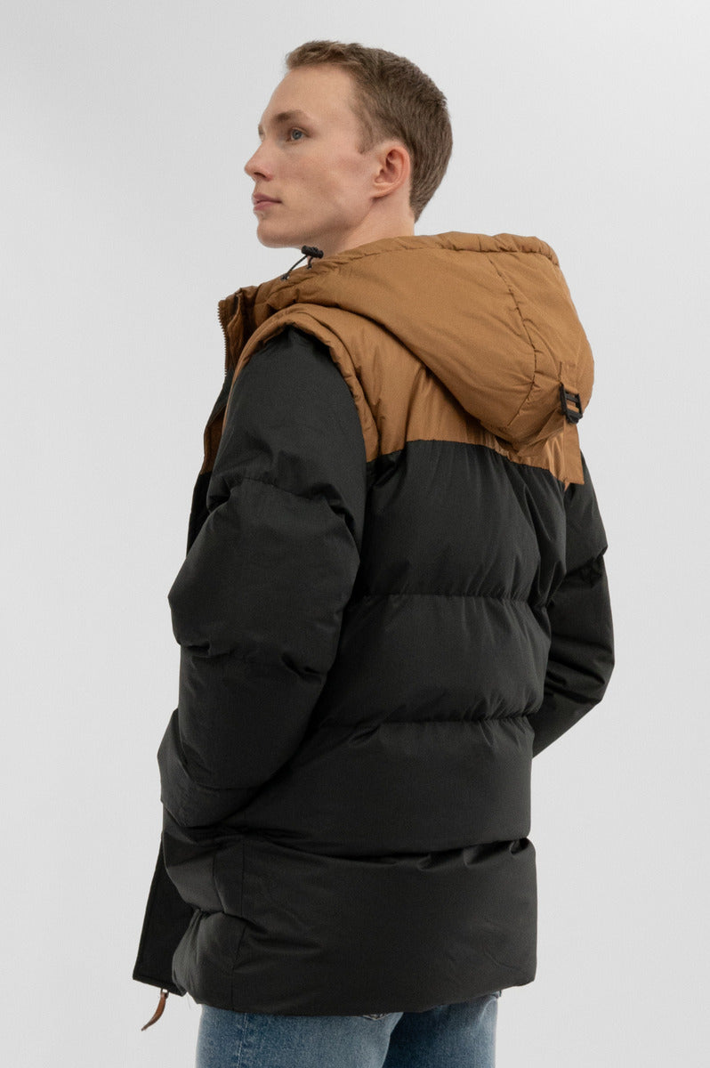 Canada Work Gear Removable Sleeve Parka Jacket - Black