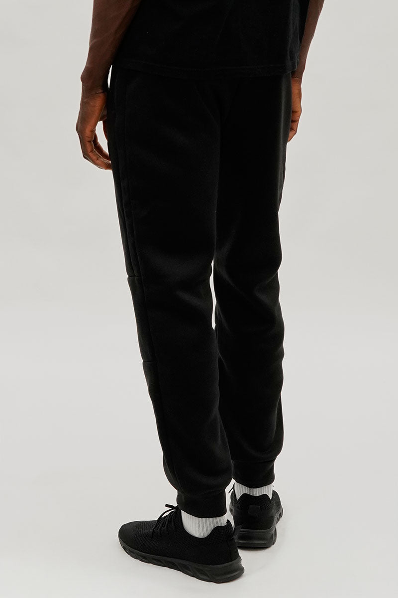 Super Triple Goose Basic Zipper Pocket Joggers - Black - Mens Joggers & Sweatpants - International Clothiers