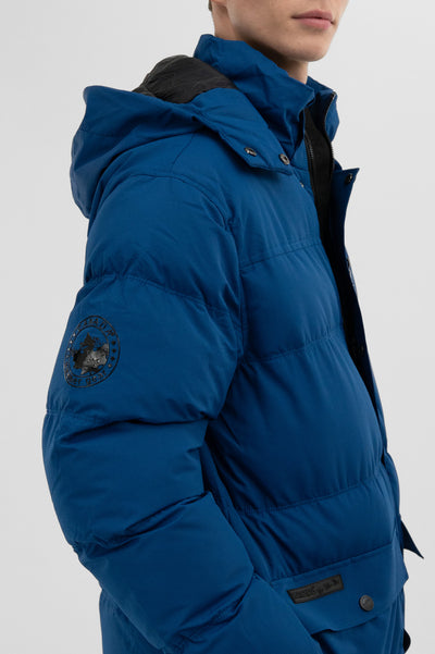 Canada Weather Gear Puffer Parka Jacket - Blue - Mens Parka Jackets - International Clothiers
