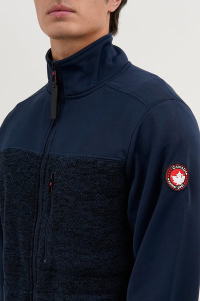 Canada Weather Gear Fleece Lightweight Jacket - Navy - Mens Lightweight Jackets - International Clothiers
