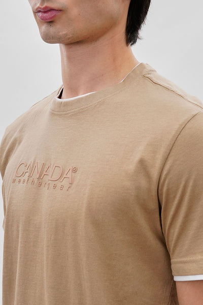 Canada Weather Gear Classic Tee - Camel - Mens Tees & Tank Tops - International Clothiers