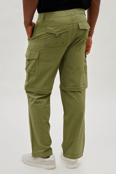 Canada Weather Gear Convertible Utility Cargo Pants - Olive - Mens Pants - International Clothiers