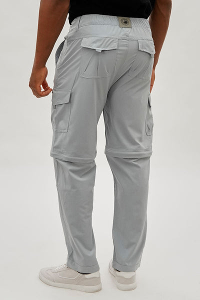 Canada Weather Gear Convertible Utility Cargo Pants - Grey - Mens Pants - International Clothiers