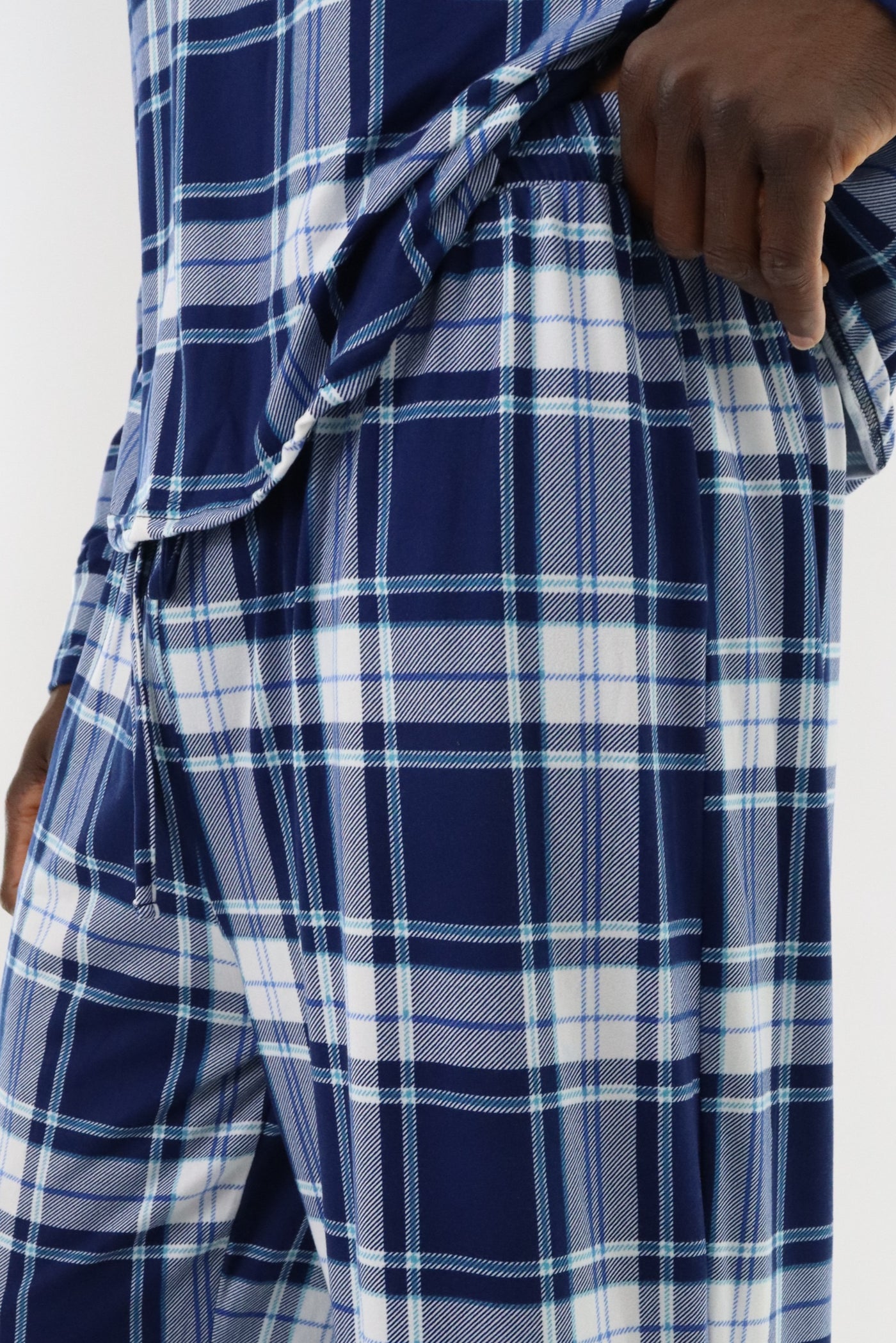 Canada Weather Gear Long Printed Pajama Pants - Blue - Mens Pajamas - International Clothiers