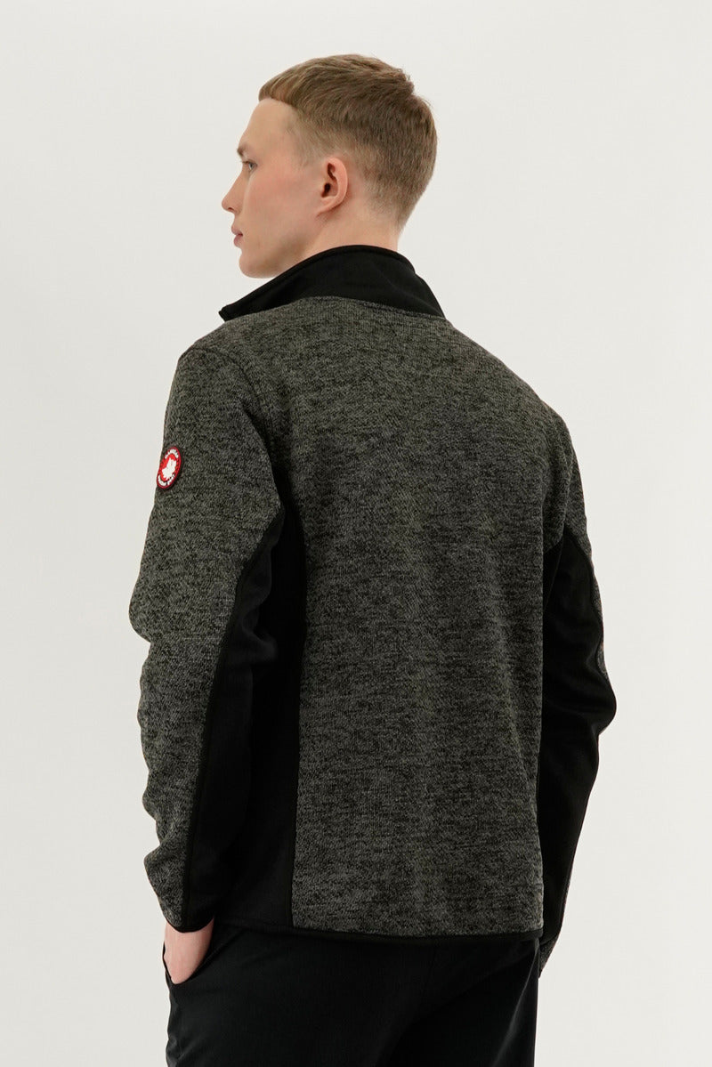 Canada Weather Gear Fleece Lightweight Jacket - Black - Mens Lightweight Jackets - International Clothiers