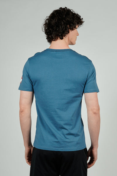 Canada Weather Gear Camping Print Tee - Blue