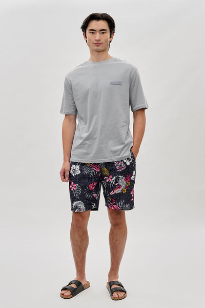 Canada Weather Gear Floral Swim Shorts - Black - Mens Shorts & Capris - International Clothiers