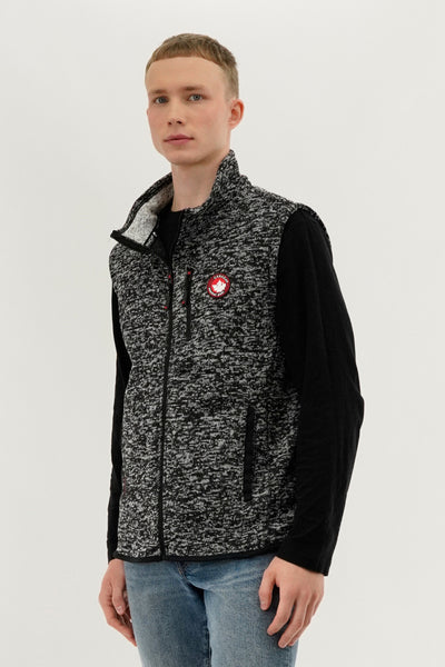 Canada Weather Gear Fleece Vest - Black - Mens Vests - International Clothiers