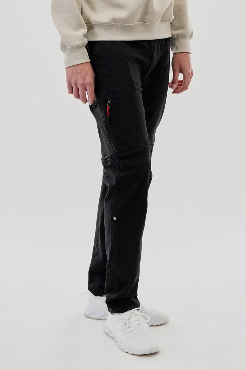 Canada Weather Gear Adventure Bound Solid Zip Off Cargo Pants - Black - Mens Pants - International Clothiers