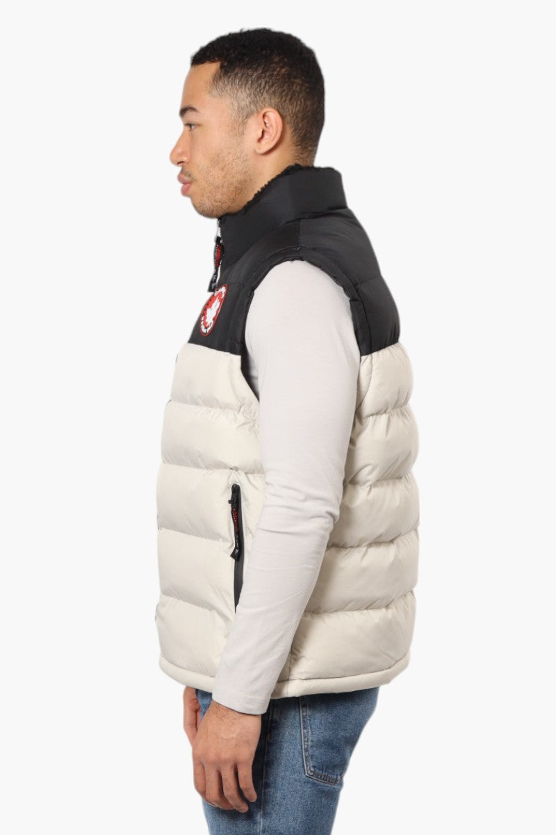 Canada Weather Gear Contrast Bubble Vest - White - Mens Vests - International Clothiers