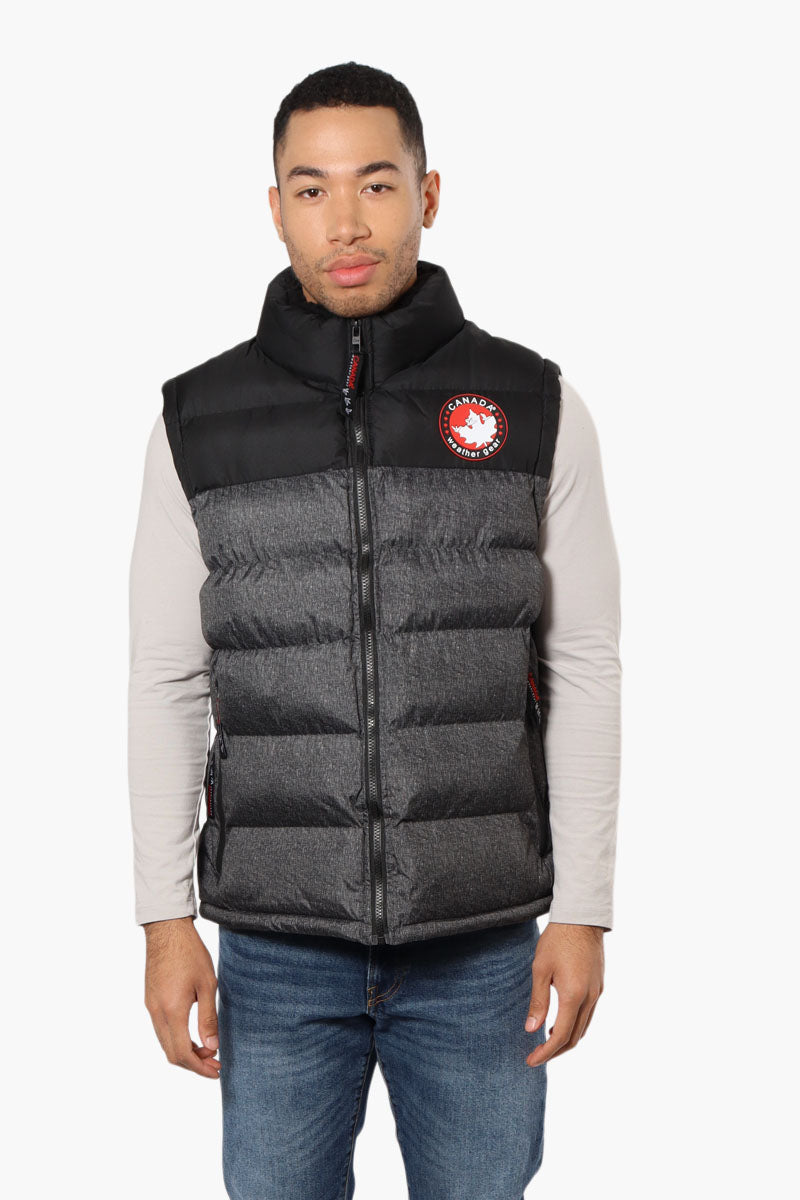 Canada Weather Gear Contrast Bubble Vest - Grey - Mens Vests - International Clothiers