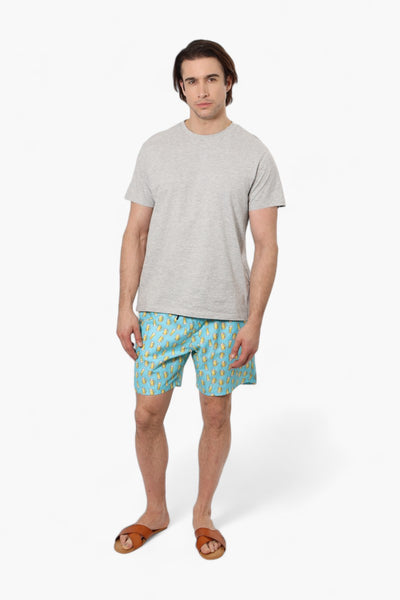 Canada Weather Gear Beer Pattern Shorts - Blue - Mens Shorts & Capris - International Clothiers