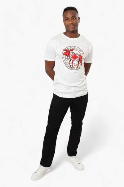 Canada Weather Gear Moose Print Tee - White - Mens Tees & Tank Tops - International Clothiers