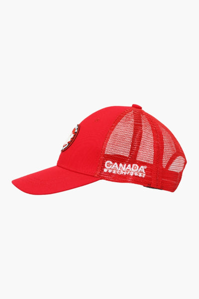 Canada Weather Gear Classic Mesh Baseball Hat - Red - Mens Hats - International Clothiers