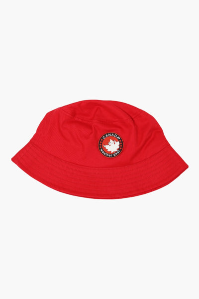 Canada Weather Gear Basic Bucket Hat - Red - Mens Hats - International Clothiers
