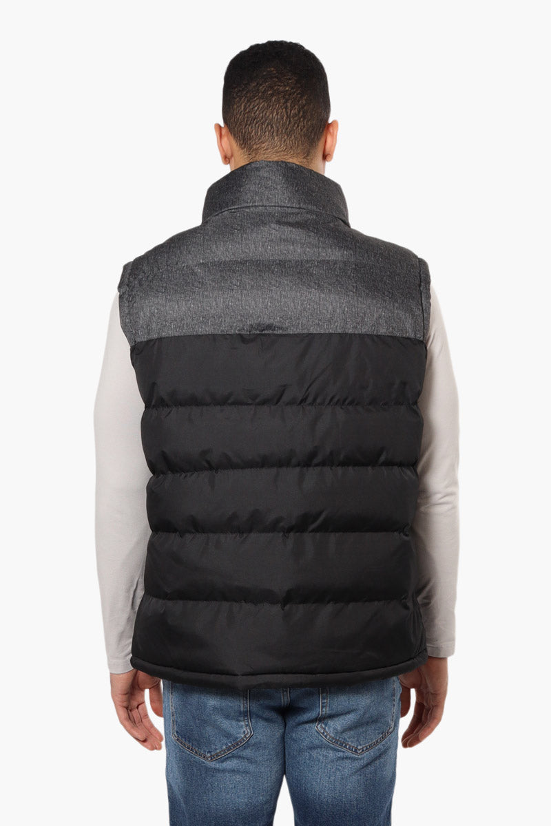 Canada Weather Gear Contrast Bubble Vest - Black - Mens Vests - International Clothiers