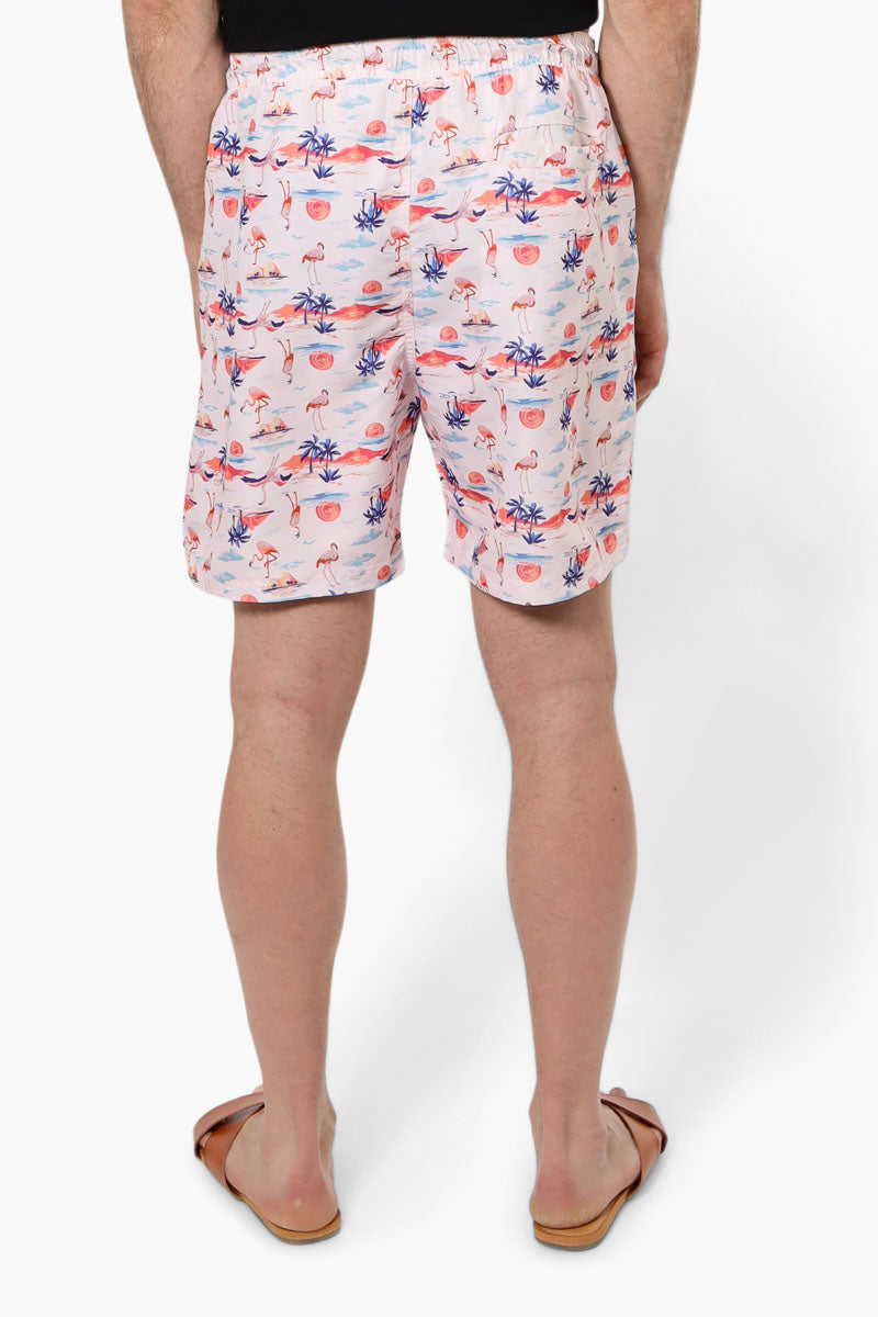 Canada Weather Gear Tropical Pattern Shorts - Pink - Mens Shorts & Capris - International Clothiers