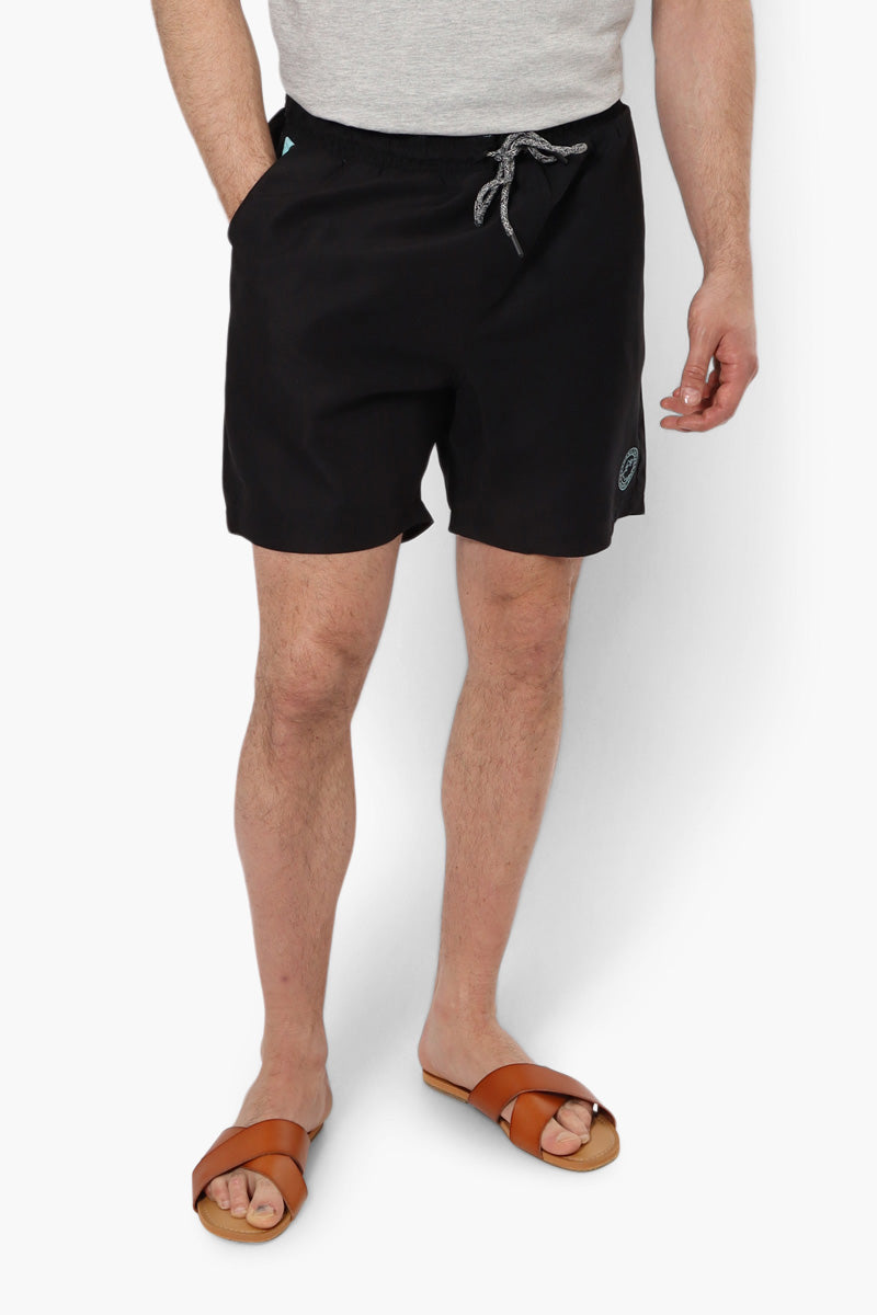 Canada Weather Gear Solid Tie Waist Shorts