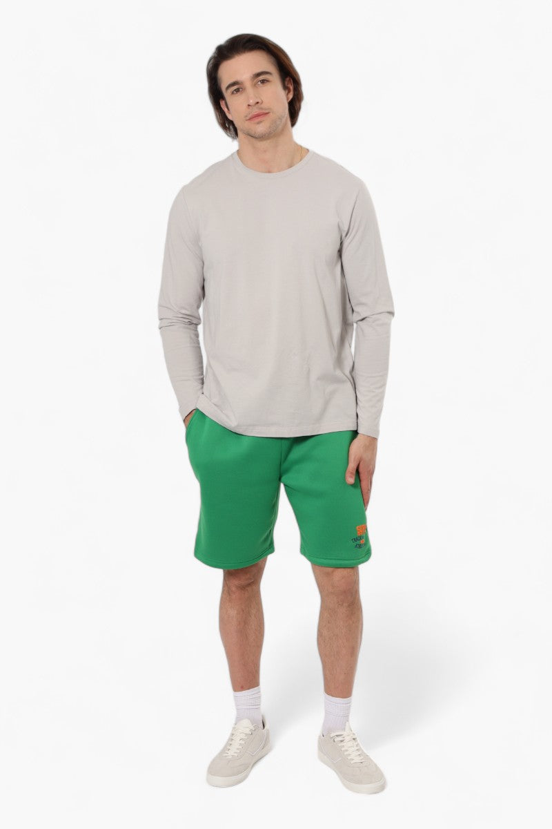 Super Triple Goose Tie Waist Core Shorts - Green - Mens Shorts & Capris - International Clothiers