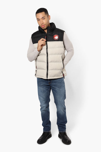 Canada Weather Gear Contrast Bubble Vest - White - Mens Vests - International Clothiers