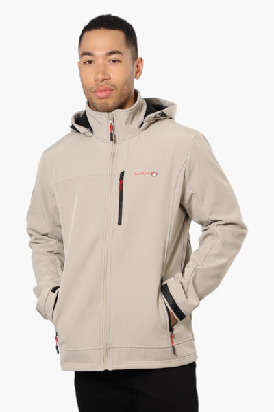 Canada Weather Gear Fleece Lined Lightweight Jacket - Stone - Mens Lightweight Jackets - International Clothiers