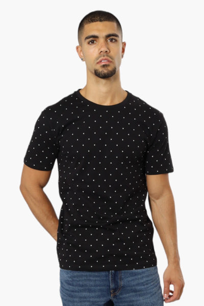 Boardsports Triangle Pattern Crewneck Tee - Black - Mens Tees & Tank Tops - International Clothiers