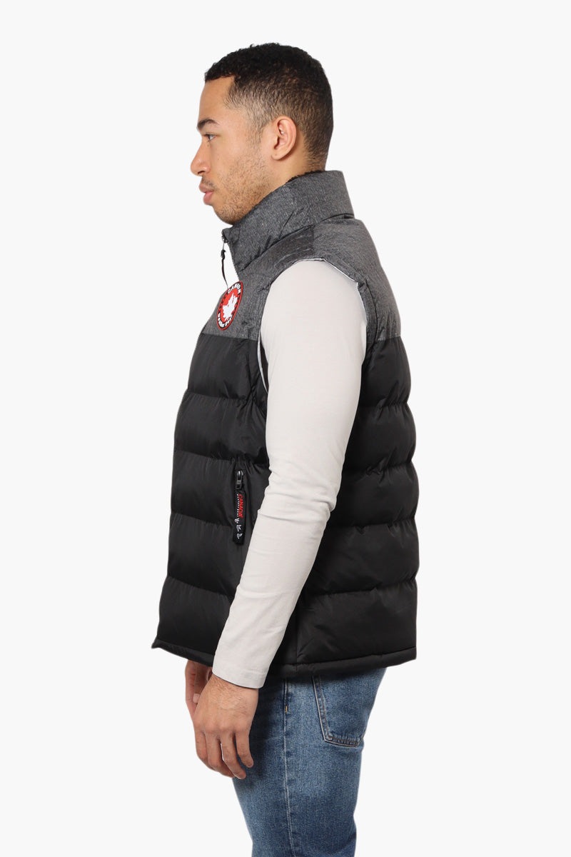 Canada Weather Gear Contrast Bubble Vest - Black - Mens Vests - International Clothiers