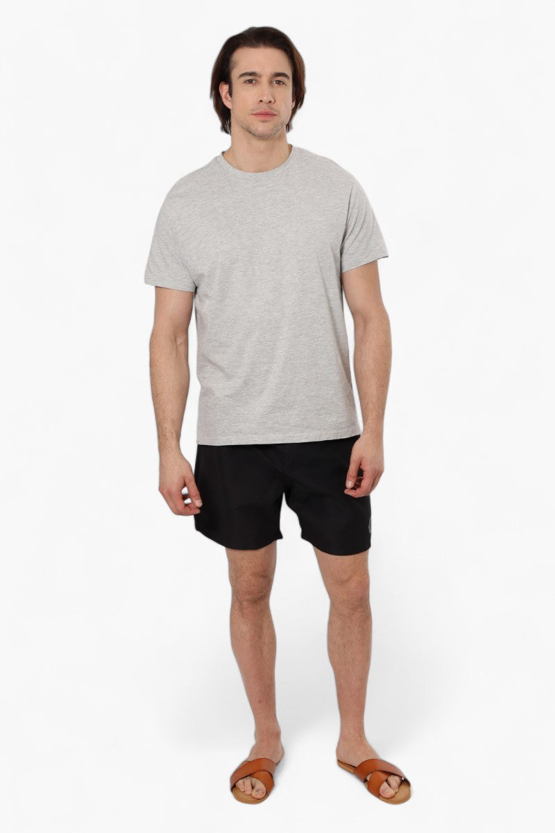 Canada Weather Gear Solid Tie Waist Shorts - Black - Mens Shorts & Capris - International Clothiers