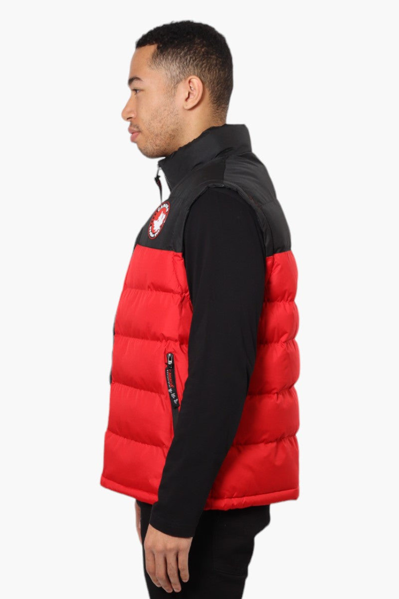 Canada Weather Gear Contrast Bubble Vest - Red - Mens Vests - International Clothiers