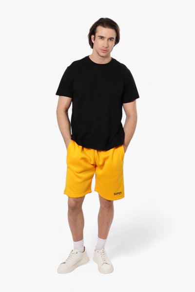 Super Triple Goose Tie Waist Core Shorts - Yellow - Mens Shorts & Capris - International Clothiers
