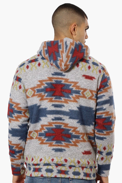 Canada Weather Gear Patterned Fleece Lined Lightweight Jacket - Grey - Mens Lightweight Jackets - International Clothiers