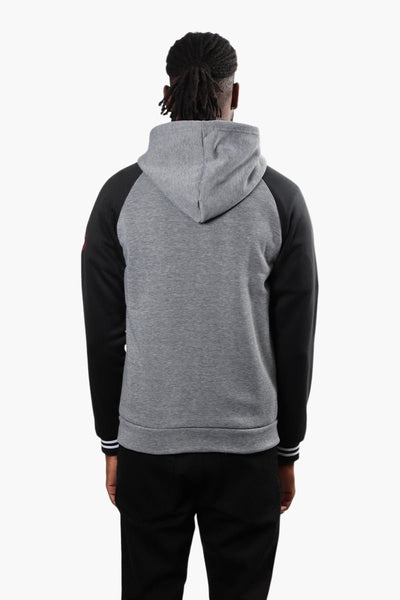 Canada Weather Gear Contrast Sleeve Hoodie - Grey - Mens Hoodies & Sweatshirts - International Clothiers