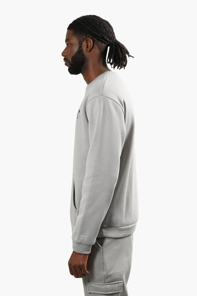 Canada Weather Gear Front Pocket Crewneck Sweatshirt - Grey - Mens Hoodies & Sweatshirts - International Clothiers