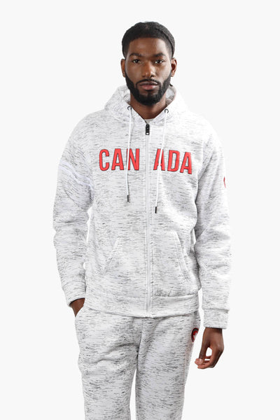 Canada Weather Gear Pattern Hoodie - White - Mens Hoodies & Sweatshirts - International Clothiers