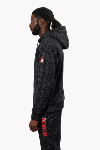 Canada Weather Gear Printed Front Zip Hoodie - Black - Mens Hoodies & Sweatshirts - International Clothiers