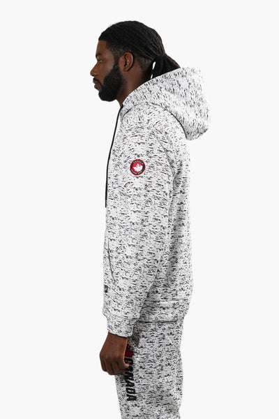Canada Weather Gear Printed Front Zip Hoodie - White - Mens Hoodies & Sweatshirts - International Clothiers