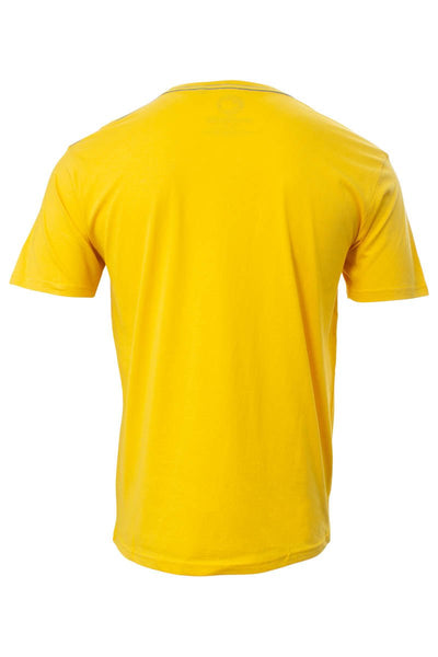 Canada Weather Gear Printed Short Sleeve Tee - Yellow - Mens Tees & Tank Tops - International Clothiers