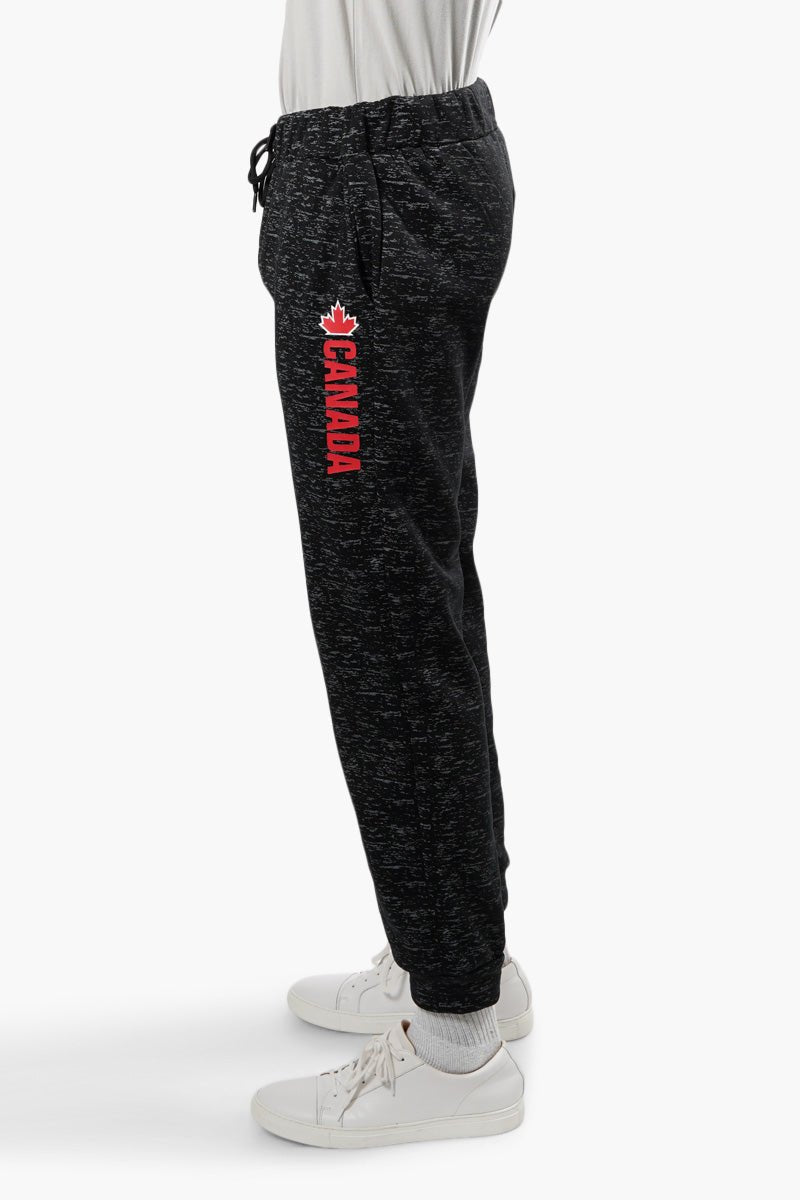 Canada Weather Gear Printed Side Logo Joggers - Black - Mens Joggers & Sweatpants - International Clothiers