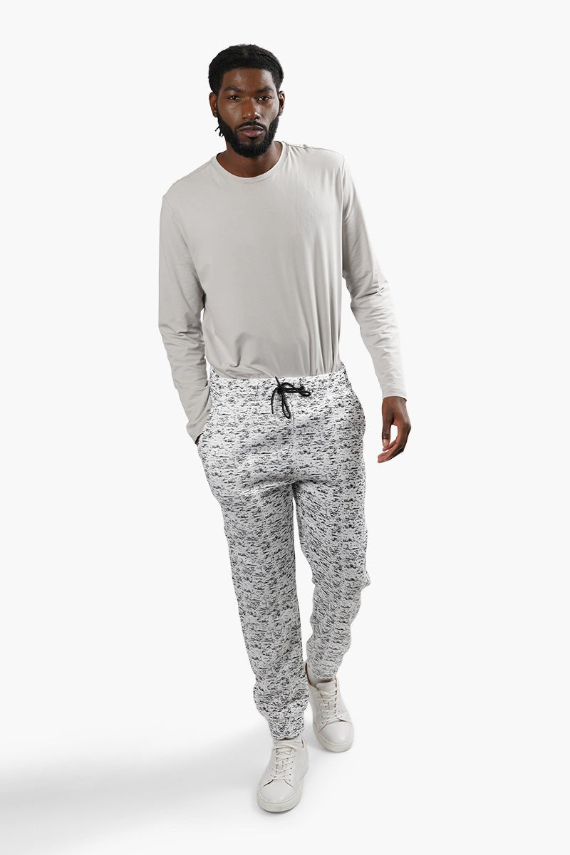 Canada Weather Gear Printed Side Logo Joggers - White - Mens Joggers & Sweatpants - International Clothiers