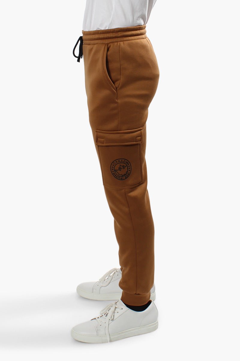 Canada Weather Gear Solid Cargo Joggers - Brown - Mens Joggers & Sweatpants - International Clothiers