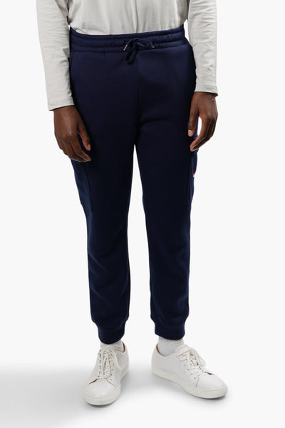 Canada Weather Gear Solid Cargo Joggers - Navy - Mens Joggers & Sweatpants - International Clothiers