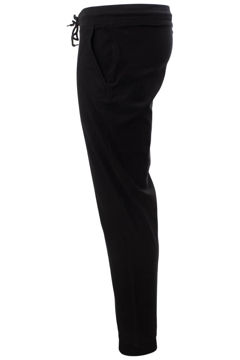 Canada Weather Gear Solid Tie Waist Jogger Pants - Black - Mens Pants - International Clothiers