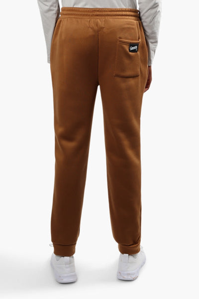 Canada Weather Gear Solid Tie Waist Joggers - Brown - Mens Joggers & Sweatpants - International Clothiers