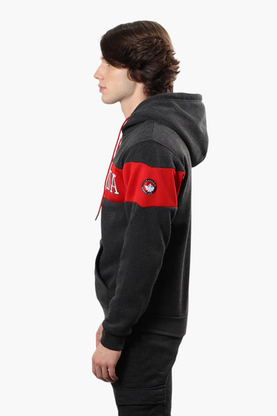 Canada Weather Gear Stripe Front Zip Hoodie - Grey - Mens Hoodies & Sweatshirts - International Clothiers