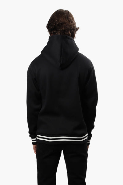 Canada Weather Gear Striped Cuff Hoodie - Black - Mens Hoodies & Sweatshirts - International Clothiers