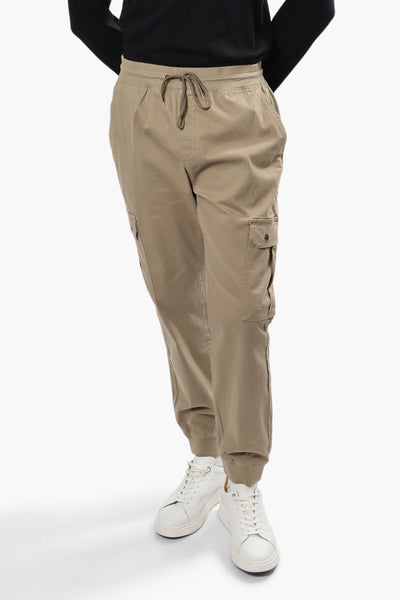 Canada Weather Gear Tie Waist Cargo Pants - Beige - Mens Pants - International Clothiers