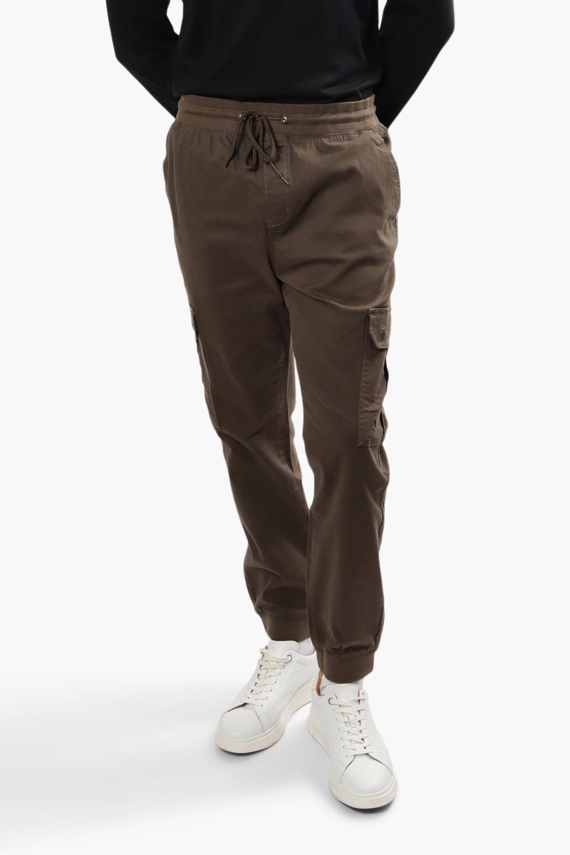 Canada Weather Gear Tie Waist Cargo Pants - Olive - Mens Pants - International Clothiers