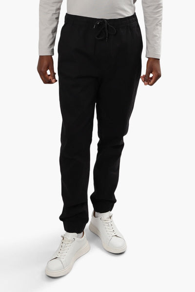 Canada Weather Gear Tie Waist Jogger Pants - Black - Mens Pants - International Clothiers