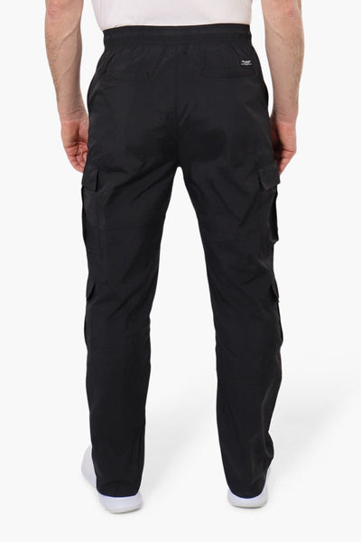 Fahrenheit Tie Waist Cargo Parachute Pants - Black - Mens Pants - International Clothiers