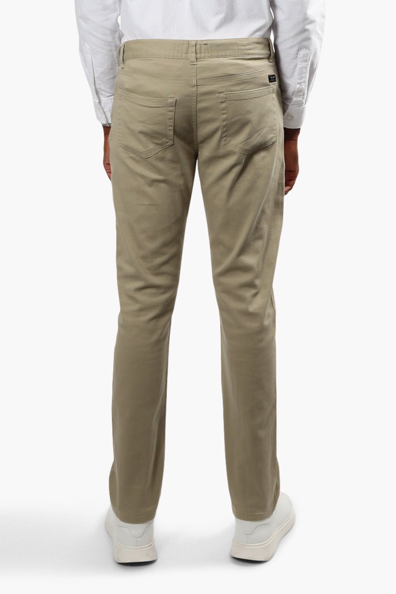 Jay Y. Ko Basic 4 Pocket Pants - Beige - Mens Pants - International Clothiers